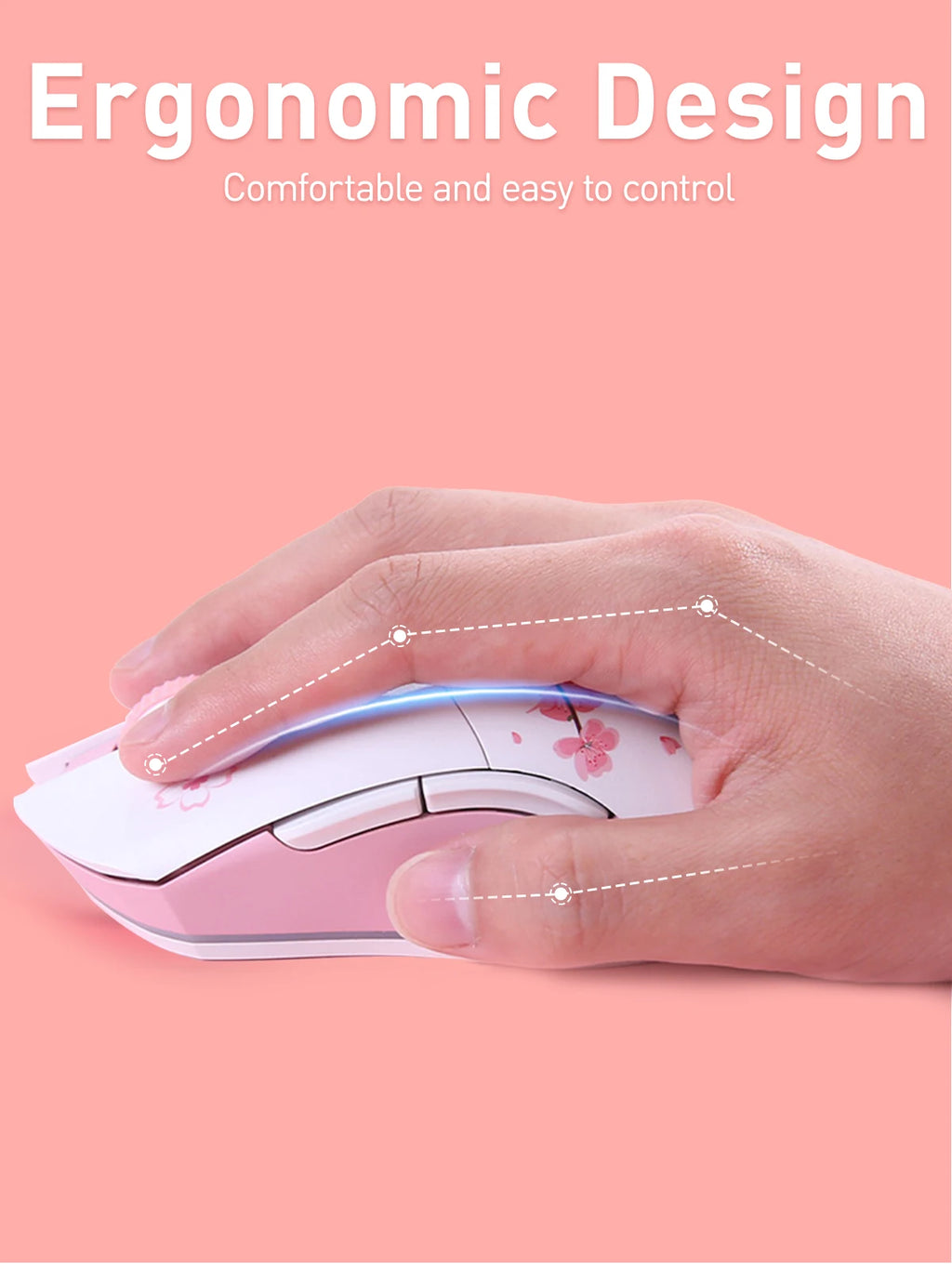 DAREU RGB Wireless Gaming Mouse Dual Mode