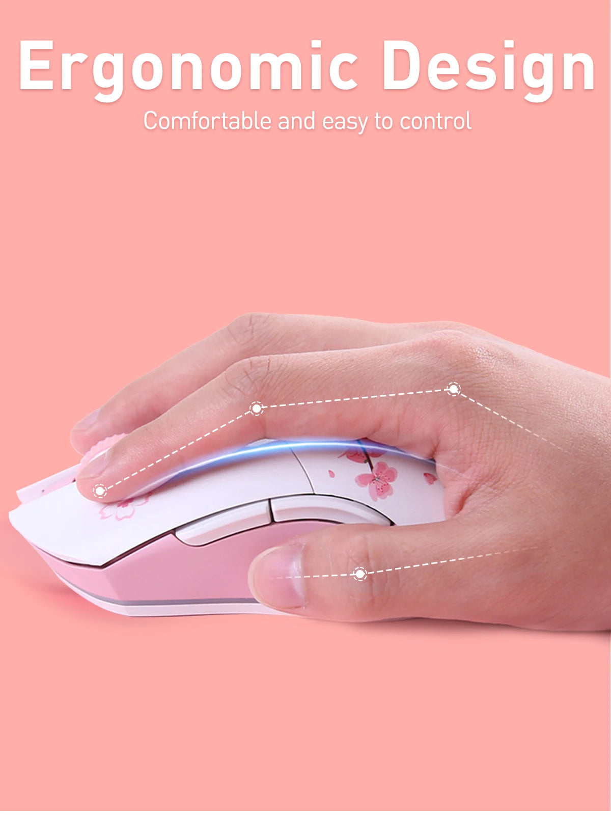 DAREU RGB Wireless Gaming Mouse Dual Mode