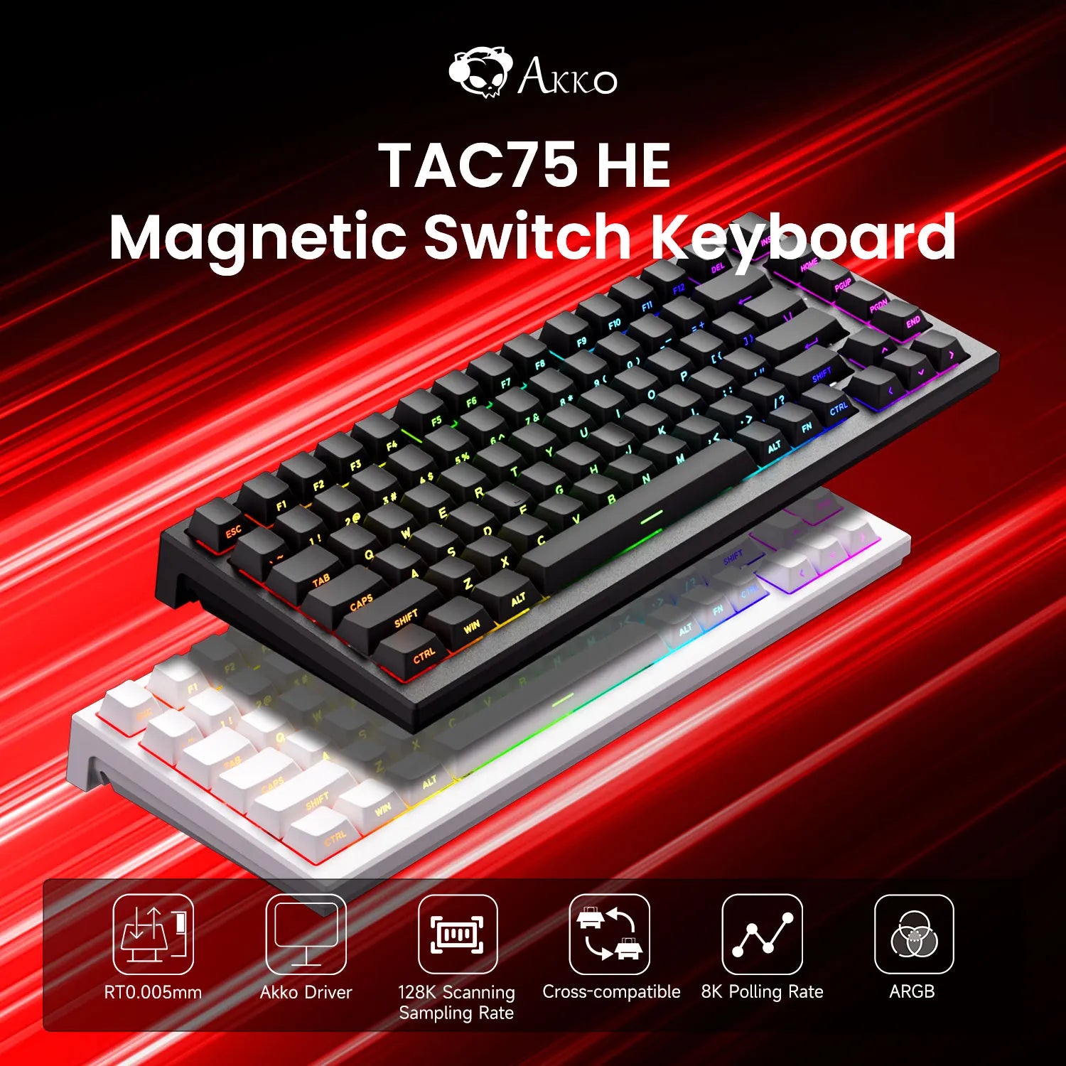 Akko TAC75 HE Magnetic Gaming Keyboard