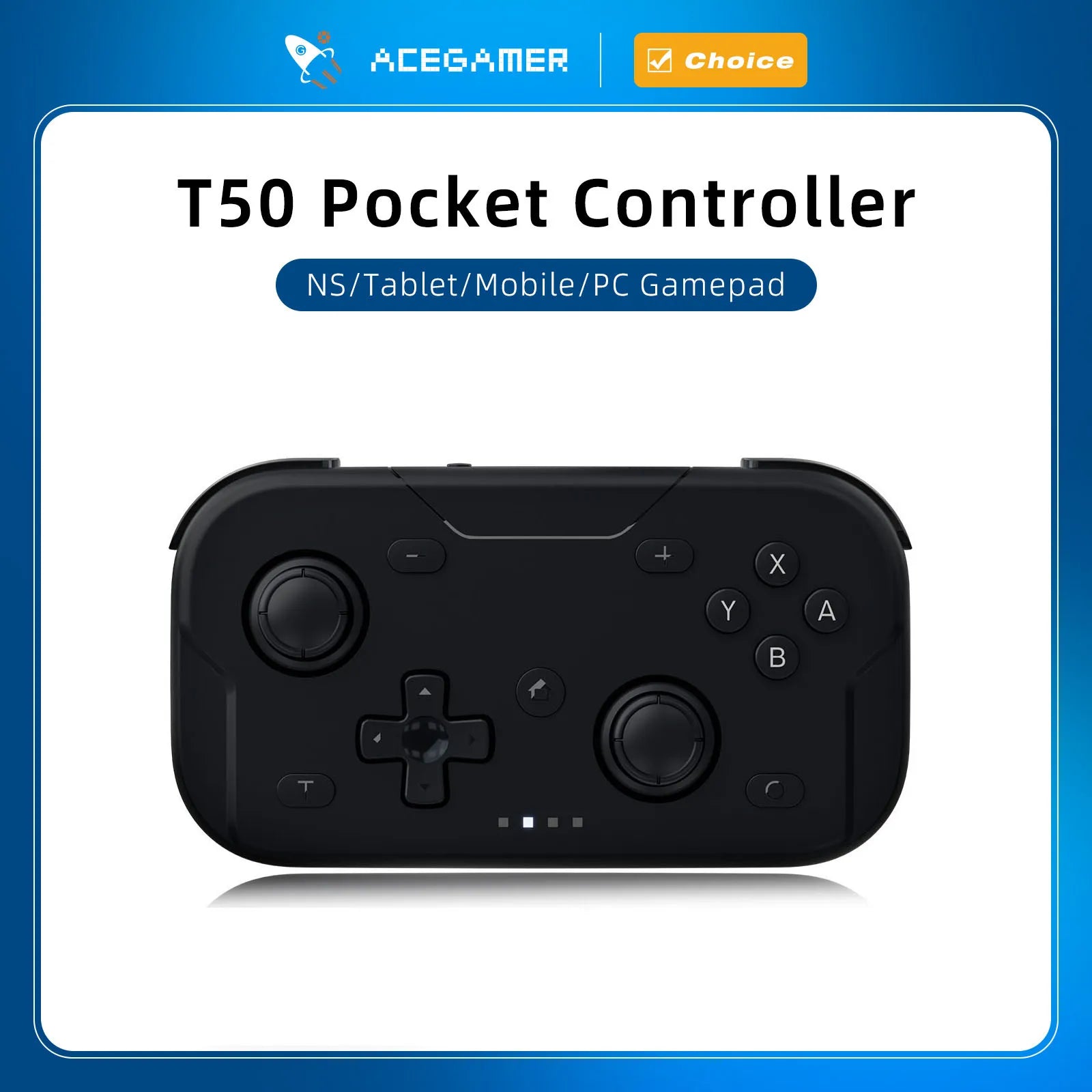 AceGamer Pocket Hall Effect Wireless Controller