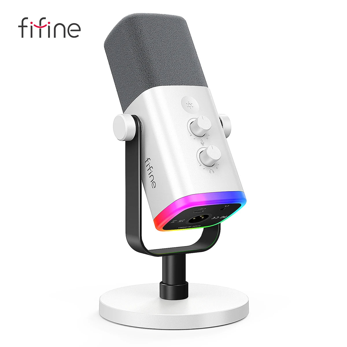 FIFINE AM8 USB/XLR RGB Gaming Microphone