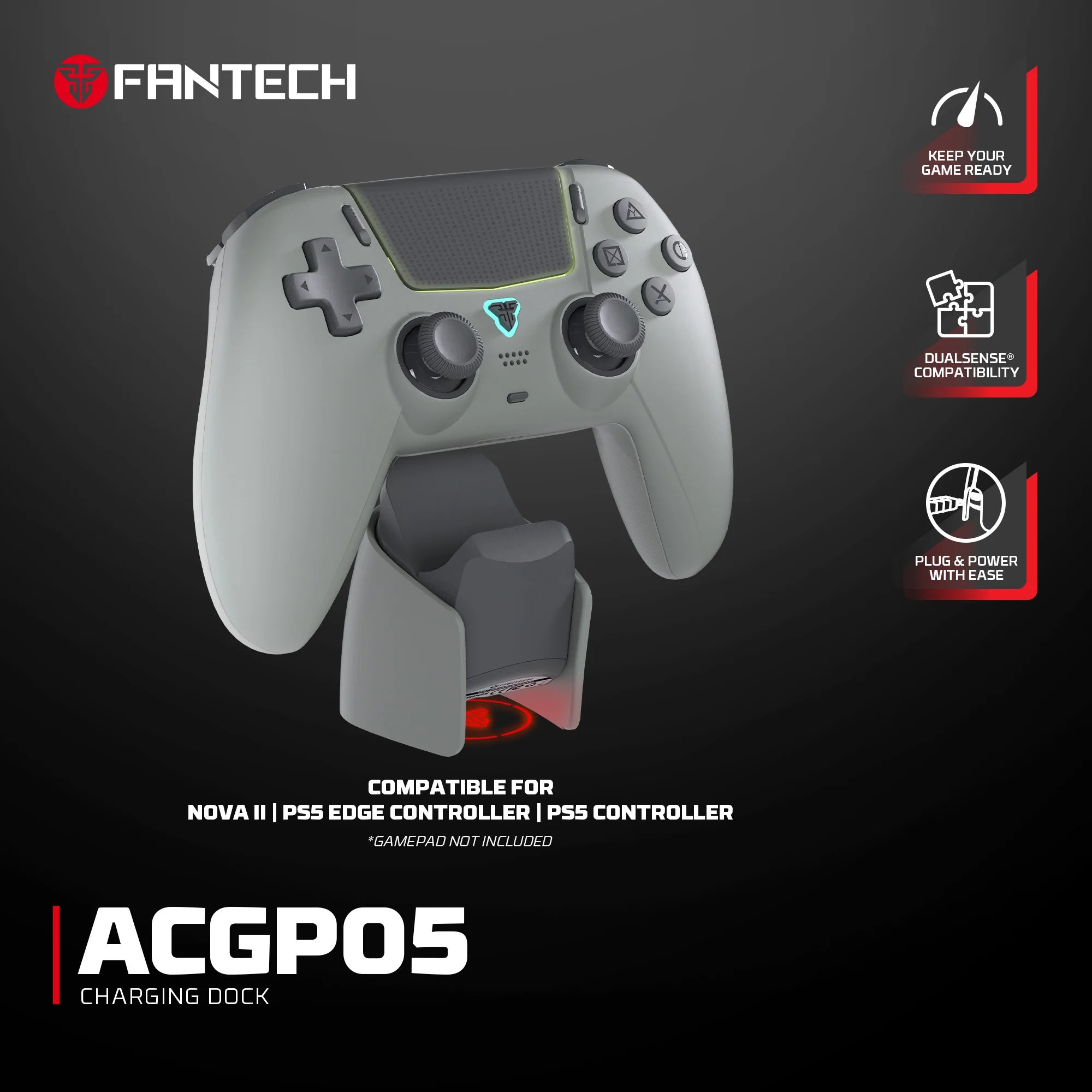 FANTECH NOVA II WGP16 Hall Controller (PS4/NS2/PC)