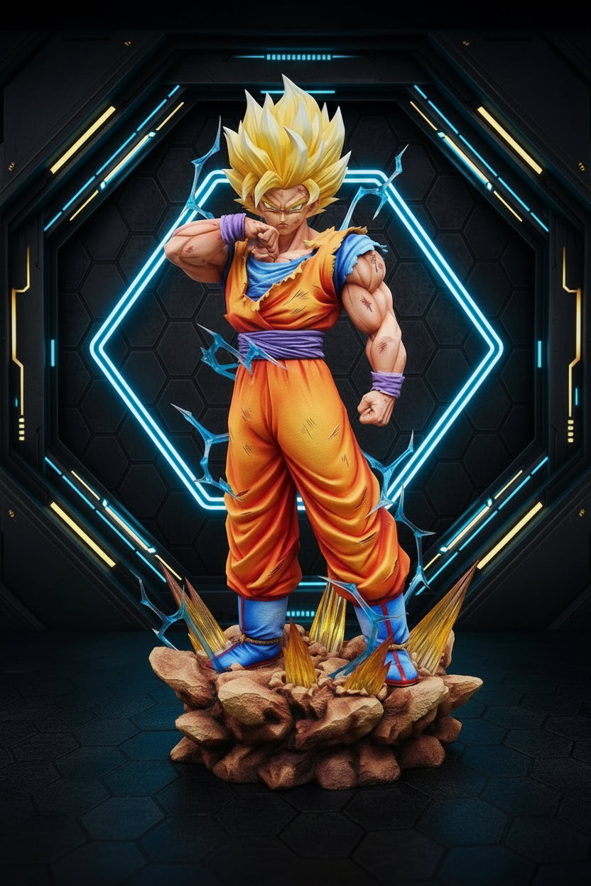 Dragon Ball Z Goku 3D Printed Collectible Sculpture
