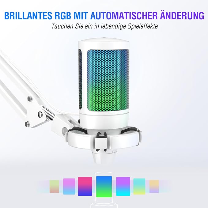 FIFINE USB Gaming Microphone With Arm & Pop Filter