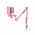FIFINE USB Gaming Microphone Pink Arm & Pop Filter