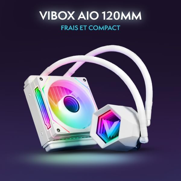Vibox V-534 Gaming PC — AMD Ryzen 5 5500, RTX 5060 Ti 8GB, 16GB RAM, 1TB SSD, Windows 11 — White