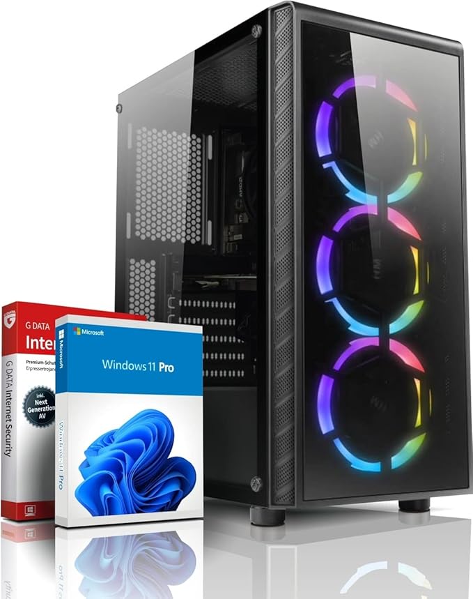 Shinobee Gamer PC — Ryzen 7 5700X, RTX 5060, 32GB DDR4, 1TB SSD, Windows 11