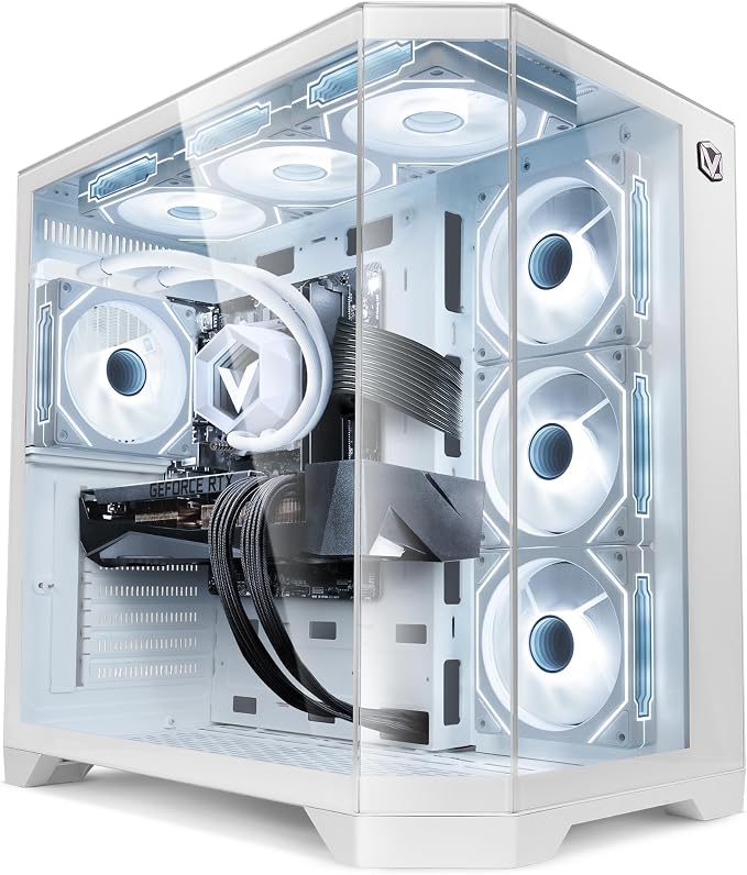 Vibox V-534 Gaming PC — AMD Ryzen 5 5500, RTX 5060 Ti 8GB, 16GB RAM, 1TB SSD, Windows 11 — White
